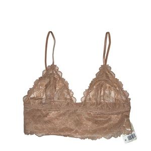 NWT✨Free People Intimately FP Everyday Lace Longline Bralette